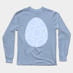 Easter egg lila with white circles Long Sleeve T-Shirt